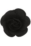 55mm Black Felty Rose product image