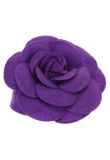 85mm Purple Felty Rose product image