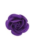 35mm Purple Felty Rose product image