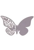 White Laser Cut Butterfly Place Cards product image