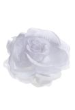 Garbo (White) Decorative Fabric Flower Clip product image