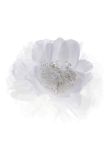 Hepburn (White) Decorative Fabric Flower Clip product image