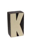 Wood block letter - K product image