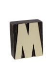 Wood block letter - M product image