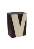 Wood block letter - V product image