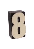 Wood block number - 8 product image
