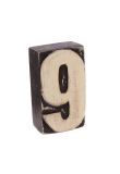 Wood block number - 9 product image