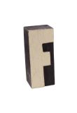 Wood block letter - F product image