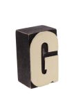 Wood block letter - G product image