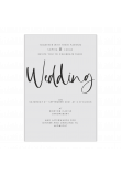 Calligraphy Editable Wedding Invitation Template product image