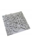 Baroque Royale Grey Laser Cut Invitation product image
