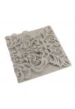 Baroque Chalk Grey Laser Cut Invitation product image