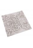 Baroque Chalk Calico Laser Cut Invitation product image