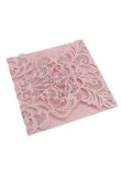 Baroque Chalk Pink Laser Cut Invitation product image