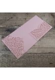 Aspen Pocketfold Chalk Pink Laser Cut Invitation product image