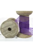Plum Colour 49 - 15mm Berisfords Sheer Organza Ribbon product image