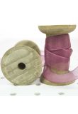 Dusky Pink Colour 60 - 15mm Berisfords Sheer Organza Ribbon product image