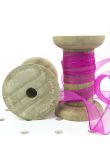 Shocking Pink Colour 72 - 10mm Berisfords Sheer Organza Ribbon product image