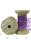 Plum Colour 49 - 10mm Berisfords Sheer Organza Ribbon product image