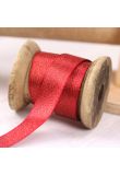 Red colour 15 - Glitter Satin Ribbon 15mm product image