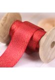 Red colour 15 - Glitter Satin Ribbon 25mm product image