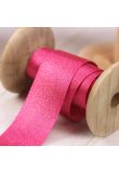 Shocking Pink colour 72 - Glitter Satin Ribbon 25mm product image