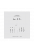 Square Postcard Save the Date Card Template product image
