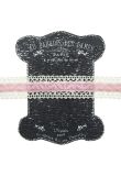 20mm Pink - Ivory Lace and Velvet Trim product image