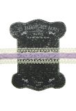 20mm Lavender - Ivory Lace and Velvet Trim product image