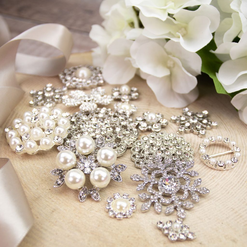 Diamante and Pearl Embellishments
