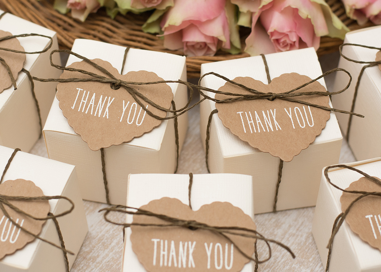 Thank you wedding favours
