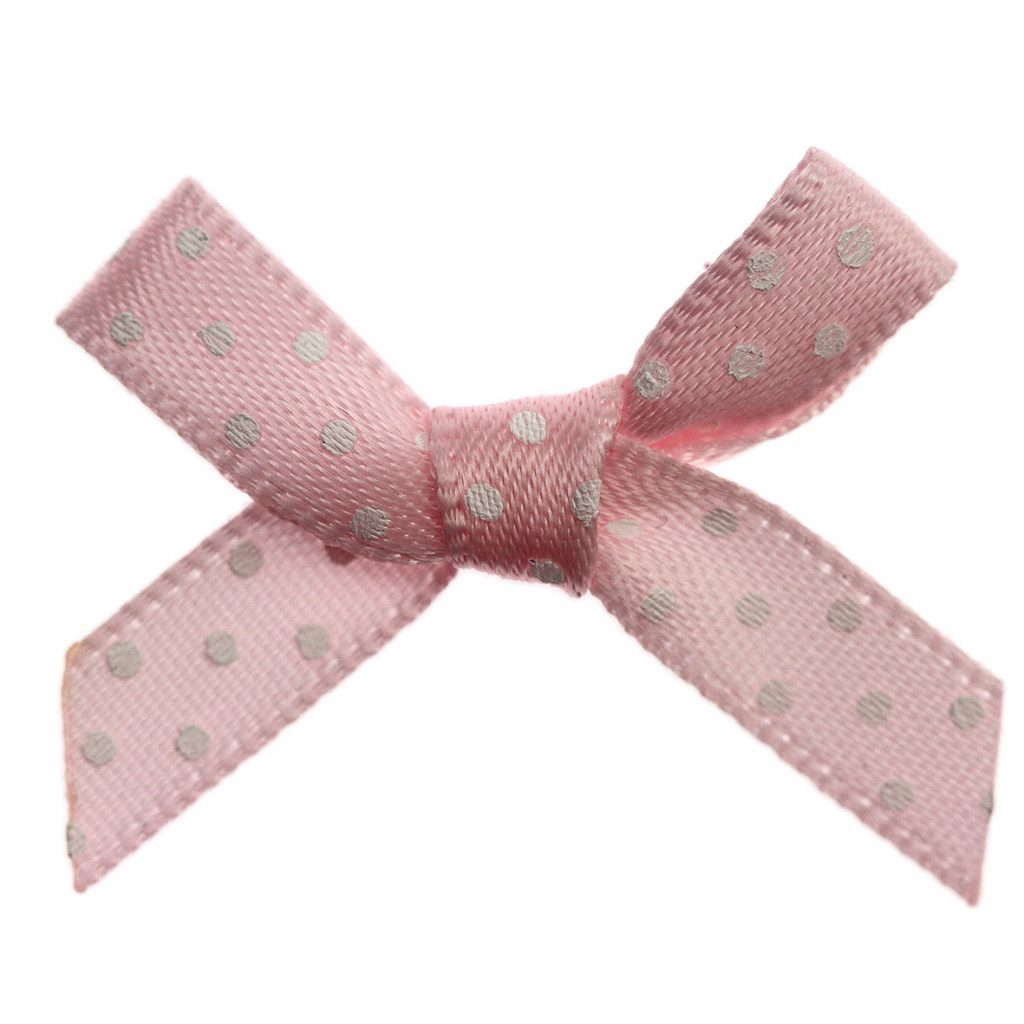 Pretty polka dot bows ideal for wedding favour boxes