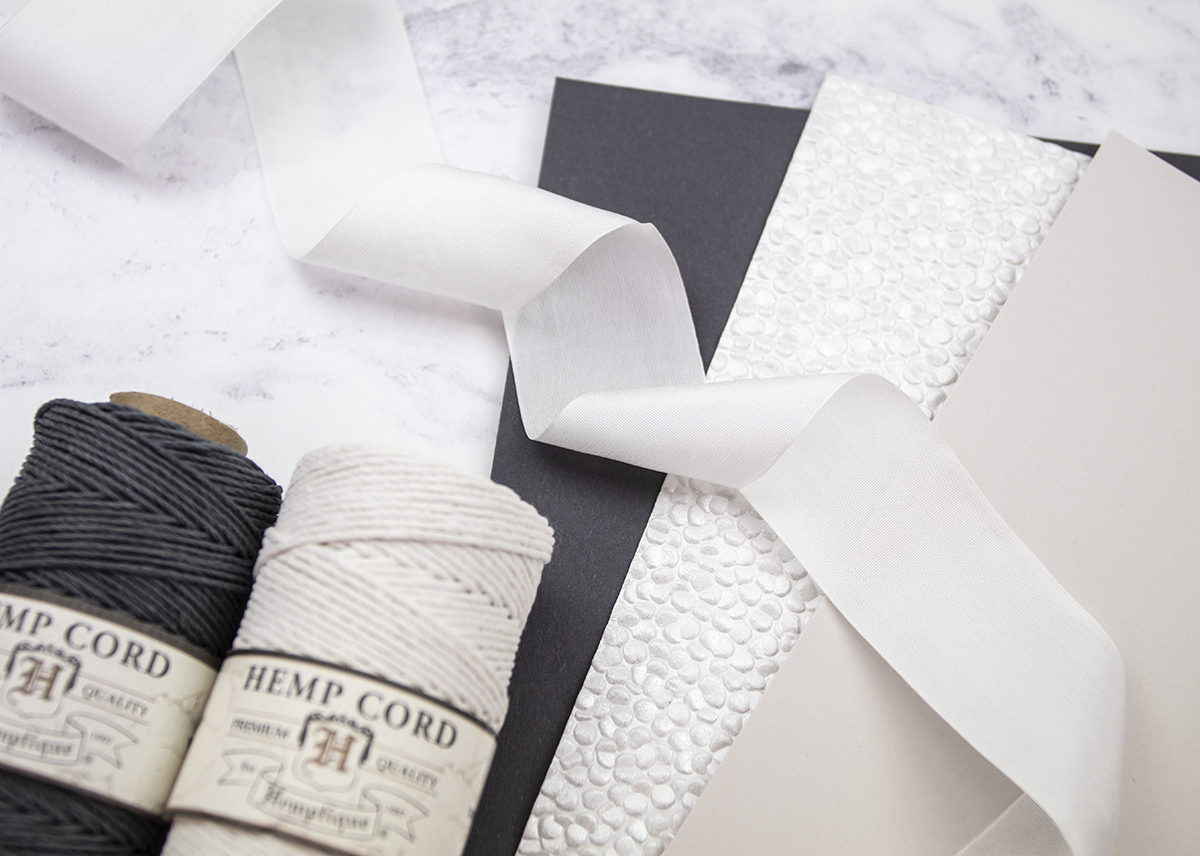 Make sure that you have enough craft materials for making your wedding stationery.