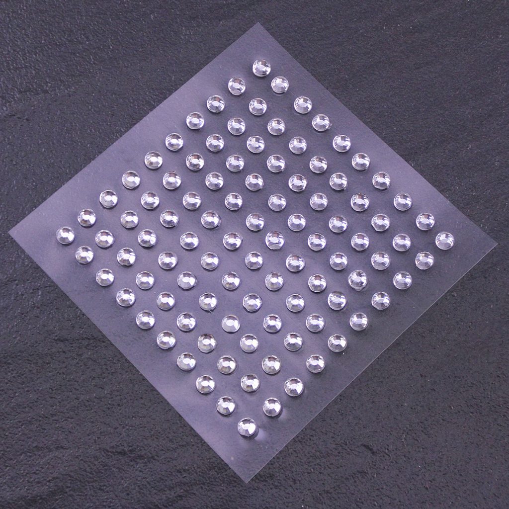 3mm Clear Crystal Self Adhesive Diamantes