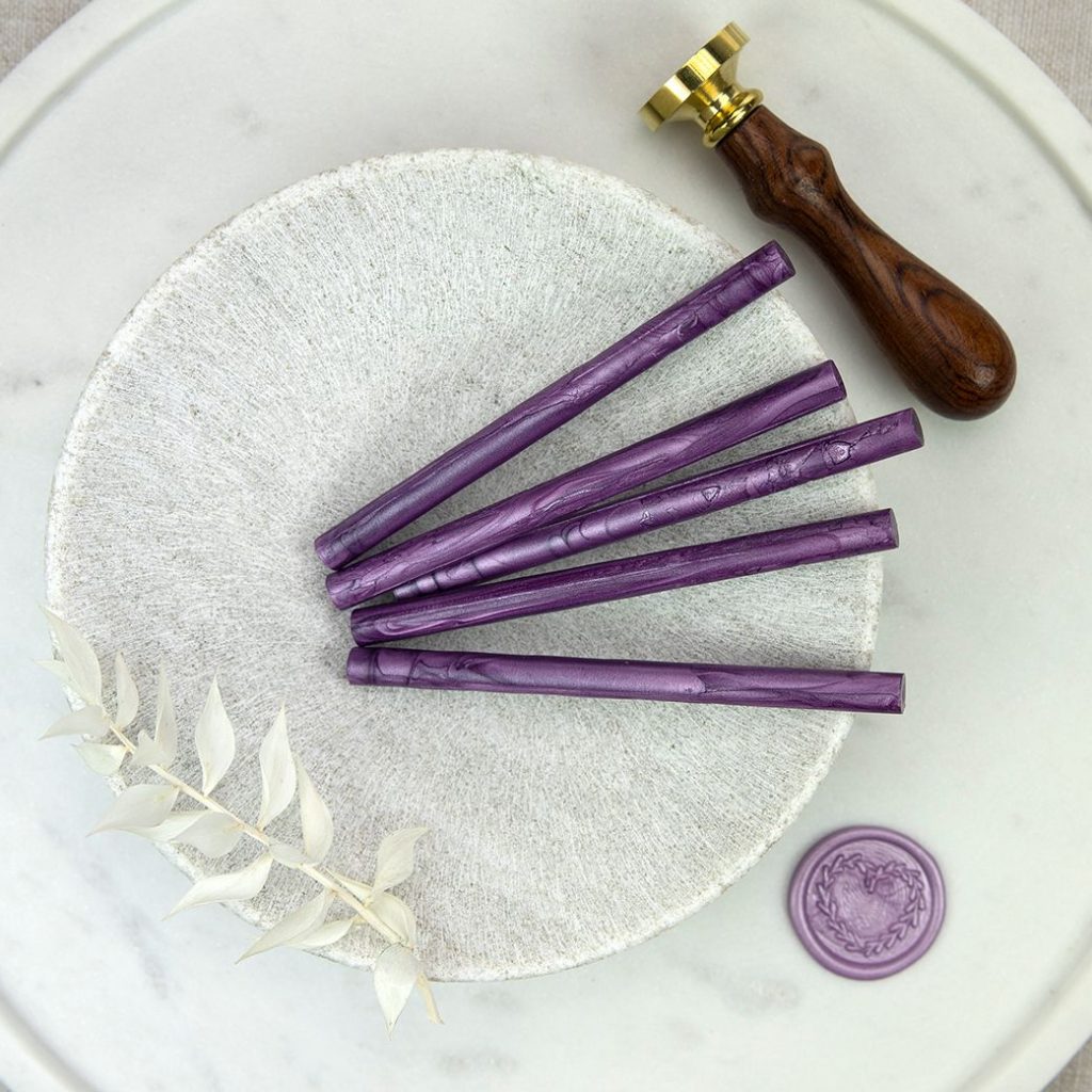 lavender glue gun wax sticks