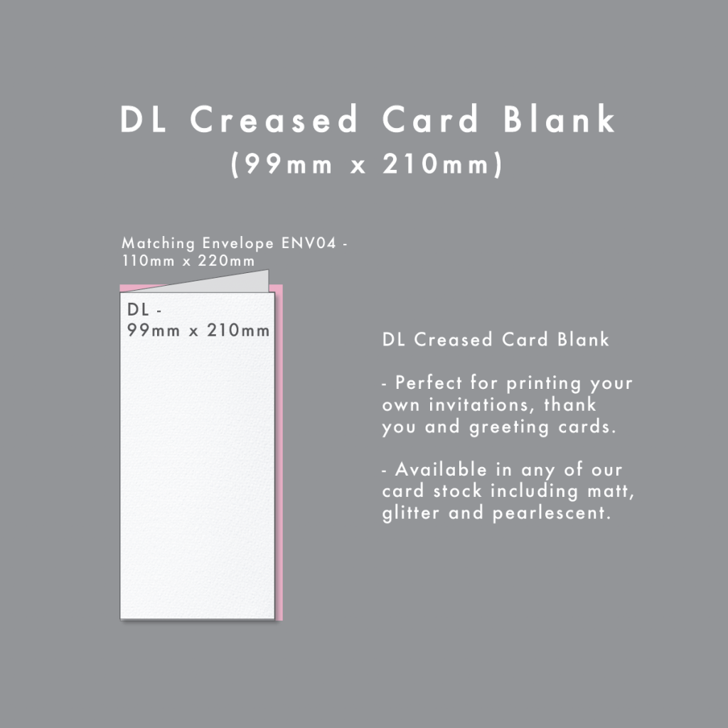 DL Creased Card Infographic