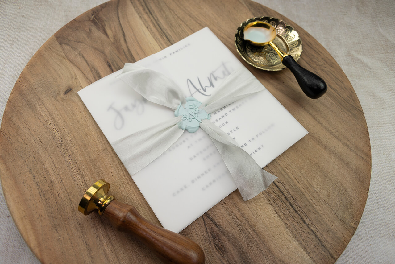 Vellum Paper for DIY wedding Invitations